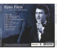 RYAN PARIS - DON'T LET ME DOWN NEW CD