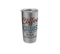 Ryan Personalized Cute Coffee Girls Ryan Name Stainless Steel Insulated Tumbler