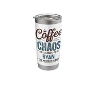 Ryan Personalized Cute Coffee Girls Ryan Name Stainless Steel Insulated Tumbler
