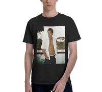Ryan Reynolds T Shirt Men's Summer Breathe Crew Neck Tee Casual Short Sleeve Shirts Black