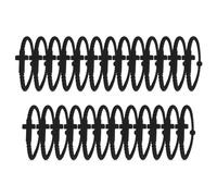 Ryan & Rose Jesus Bracelets - Cross Silicone Bracelet (Black (25 Pack), Small)