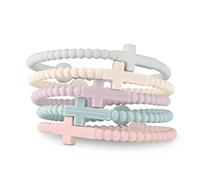 Ryan & Rose Jesus Bracelets - Cross Silicone Bracelet (Dreamy, Extra Small)