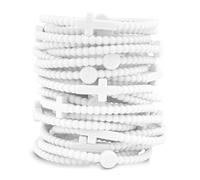 Ryan & Rose Jesus Bracelets - Cross Silicone Bracelet, L, Silicone, no gemstone