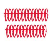 Ryan & Rose Jesus Bracelets - Cross Silicone Bracelet (Red (25 Pack), Large)