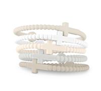 Ryan & Rose Jesus Bracelets - Cross Silicone Bracelet, XS, Silicone