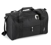 Ryanair 40x20x25 Cabin Bag Lightweight Underseat Onboard Carry On Hand Luggage Flight Bag Holdall Duffle - Foldable 0.5kg 20L Black