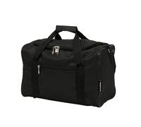 Ryanair 40x20x25 Maximum Sized Travel Carry On Under Seat Holdall Cabin Lightweight Bag- Take The Max on Board! with 3 Years Warran y (Black)