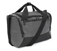 Ryanair Approved Cabin Bag, 40x20x25 cm, 20L Capacity, Lightweight Travel Holdall with Shoulder Strap, Black/Grey/Dark Pink (Grey)