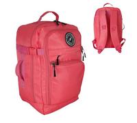 Ryanair Cabin Bag 40x25x20cm Underseat Backpack - Airline Approved Free Carry On Flight Bag | Lightweight 20L Nylon Travel Backpack Fits Ryanair, EasyJet, British Airways & More - Hot Pink