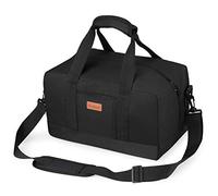 Ryanair Cabin Bag Travel Bags Weekend Overnight Bag Hand Luggage Holdall Second Flight Underseat Bags for Women Men 35x20x20cm Shoulder Strap Carry on Bag Foldable Duffel Sports Gym Black