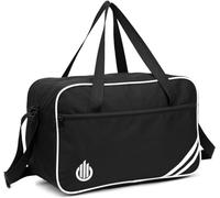 Ryanair Cabin Travel Bag - Lightweight Hand Carry Luggage for Flights - Under seat Carry On Duffel - Tourist Jacquard Cabin Bags use to Bring All The Essentials Items for Your Journey (Black White)