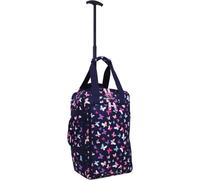 Ryanair Carry On Bag | Cabin Bag 40x20x25 | Cabin Max Suitcase Wheeled | Underseat Cabin Bag with Telescopic Pull Along Handle | Carry on Luggage for Men and Women | Travel Bag (Butterflies)
