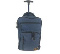 Ryanair Carry On Bag | Cabin Bag 40x20x25 | Cabin Max Suitcase Wheeled | Underseat Cabin Bag with Telescopic Pull Along Handle | Carry on Luggage for Men and Women | Travel Bag (Navy - Design 2)