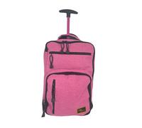 Ryanair Carry On Bag | Cabin Bag 40x20x25 | Cabin Max Suitcase Wheeled | Underseat Cabin Bag with Telescopic Pull Along Handle | Carry on Luggage for Men and Women | Travel Bag (Pink)