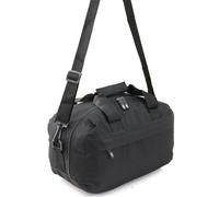 Aerolite Premium Ryanair & Wizz Air Under Seat Cabin Bag - Foldable Lightweight Carry On Hand Cabin Luggage Underseat Flight Travel Holdall Bag Fits Ryanair Cabin Bags 40x30x20 Black