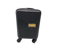 Ryanair Wizzair Underseat Approved Hardshell Trolley Suitcase Black 40x20x25cm