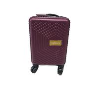 Ryanair Wizzair Underseat Approved Hardshell Trolley Suitcase Burgandy 40x20x25cm