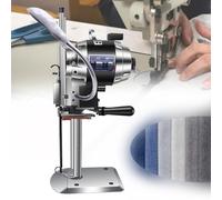 Ryanong 3400 RPM Electric Fabric Cutter 8" Vertical Slitting Machine with LED Light & Auto Sharpener for Clothing Leather Textiles - Heavy Duty Cutting Tool(8in)