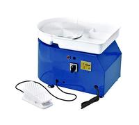 Ryanong 350W Brushless Electric Pottery Wheel Machine Mini Ceramic Shaping Tool Washable Basin with Pedal,High Professionalism