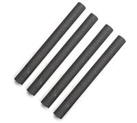 Ryanong 4 Pieces High Purity Graphite Rods Stirring Rod 4×300Mm-12×300Mm Suitable for Electrode Melting Casting Crucibles(Diameter 8mm)