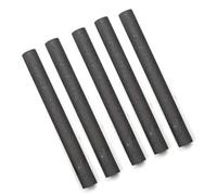 Ryanong 5 Pieces High Purity Graphite Round Rods Length 100Mm Diameter 8-15Mm Suitable for Electrode Melting Casting and Crucibles(Diameter 10mm)