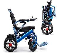 Ryanong ALCOFA Electric Wheelchair Folding and Lightweight Portable Powerchair Heavy Duty Powerful Dual Motor Compact Mobility Aid Wheel Chair Suitable for Elderly and Disabled
