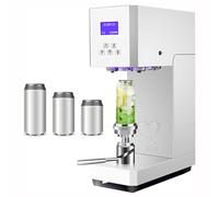 Ryanong Automatic Can Sealing Machine with LED Display, Smart Cup Seal Count, Perfect for Sealing Milk Tea, Coffee, and Pop PET Cans