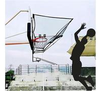 Ryanong Basketball Hoop Returner Shot Return Apparatus Hanging Catcher Net with Hooks Shooting Trainer Rebounder for Court/Stadium/Playground/Garage/Gym Bas