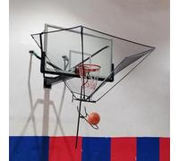 Ryanong Basketball Rebounder Attachment - 180° Rotating Ball Return Net for Enhanced Training Perfect for Parks Schools and Gyms