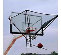 Ryanong Basketball Rebounder Shot Returner Hanging Return Net Attachment for Most Hoop Gymnasium/School - Ball Trainer