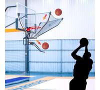 Ryanong Basketball Return Attachment for Hoop - Heavy Duty Rebounder Net for Shot Training Efficiency Ideal for Home Commercial Use and Parks