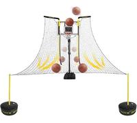 Ryanong Basketball Return Net for Training - Adjustable Angle Easy Fold & Quick Setup Perfect for Outdoor Practice and Defense Drills