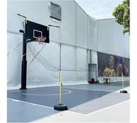 Ryanong Basketball Returner Rebounder with 90° Rotating Net for Hoop Defense and Shot Practice