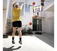 Ryanong Basketball Returner Rebounder with Rotating Net Enhances Shooting Practice for Solo Players Improves Accuracy and Efficiency
