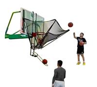 Ryanong Basketball Shot Return Apparatus Basketball Shot Returner Basketball Shooting Trainer for Hoop Indoor Outdoor Basketball Return/Basketball Rebounder Shot Returner Metal Returner Net Attach