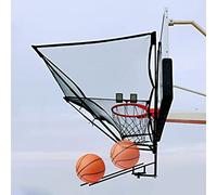 Ryanong Basketball Shot Return Apparatus Basketball Shot Returner Steel Basketball Ball Return Attachment Basketball Return Net for Basketball Shooting Ball Return Training Aid/Basketball Accessor