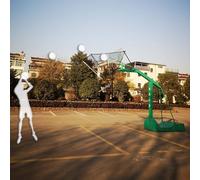 Ryanong Basketballtrainer Aluminium Basketball Return Lightweight Suspended Shot Trainer Basketball Shot Returner With Return Chute Compatible With All Basketball Hoops