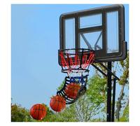 Ryanong Basketballtrainer Black Hanging Basketball Rebounder Attachment Supports 360° Rotating Indoor Outdoor Portable Shooting Aid Return