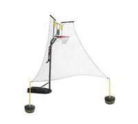 Ryanong Basketballtrainer Non-mobile Basketball Rebounder Machine for All Hoops Gym Return for Free-Throw Practice Floor Standing Net Catcher