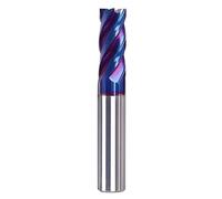 Ryanong Carbide End mill CNC Cutter Drill Bits, HRC65 CARBID END MILL 4 Flutes 1/20MM CNC Square Router Bit Tungsten Carbid Milling Cutter