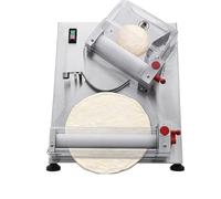 Ryanong Commercial Electric Pizza Dough Roller Sheeter Max 16" Stainless Steel Adjustable Thickness Machine for Bakeries Pizzerias & Restaurants 40cm Automatic Preparation Tool(40cm)