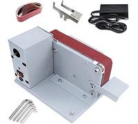 Ryanong Electric Belt Sander Mini Grinding Machine Electric Apex Edge Sharpener Small Desktop Polishing Machine with Angle Fixer and 10 Sanding Belts