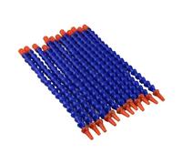 Ryanong Flexible Water Coolant Pipe Hose, 12pcs 1/4" 300mm Plastic Flexible Water Oil Coolant Pipe Hose Round Nozzle