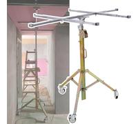 Ryanong Heavy Duty Drywall Lifter Tool 80kg Capacity Panel Jack with Lockable Swivel Wheels Adjustable 3m Height for Easy Lifting and Installation(3.5m)