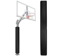 Ryanong Heavy Duty Safety Pole Padding for Basketball Units 2" Thick Wrap Around Protection Ideal for Outdoor Basement Garage and Playground Use(Black,6"x6" Square Pole)