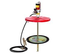 Ryanong High Pressure Air Operated Grease Pump | Universal 16ft Gun Tube | 50:1 Ratio for 55 Gallon Drums | 0.85L/min Flow for Workshops & Construction Use