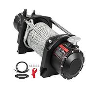 Ryanong Hydraulic Winch 10000 to 20000lbs with 24m Heavy Duty Steel Cable 2-Stage Planetary Gear for ATV SUV Boat Off-Road Vehicle