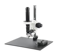 Ryanong Microscope Observation 15X-10000X Coaxial Light Lens 5X 10X 20X 50X L Plan Achromatic Metallographic Objective Fine-Tuning Microscope w/Stand