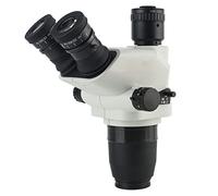 Ryanong Microscope Observation 6.7X-45X Trinocular Stereo Microscope Lens 0.5X Trinocular Interface with The Magnification Locking Function