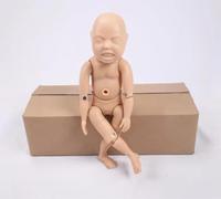 Ryanong Pediatric and Toddler Nursing Simulator, Newborn Manikin Baby Model, Breastfeeding Training Model for Nursing Training Teaching Supplies, The Limbs and Joints Can Be Bent.